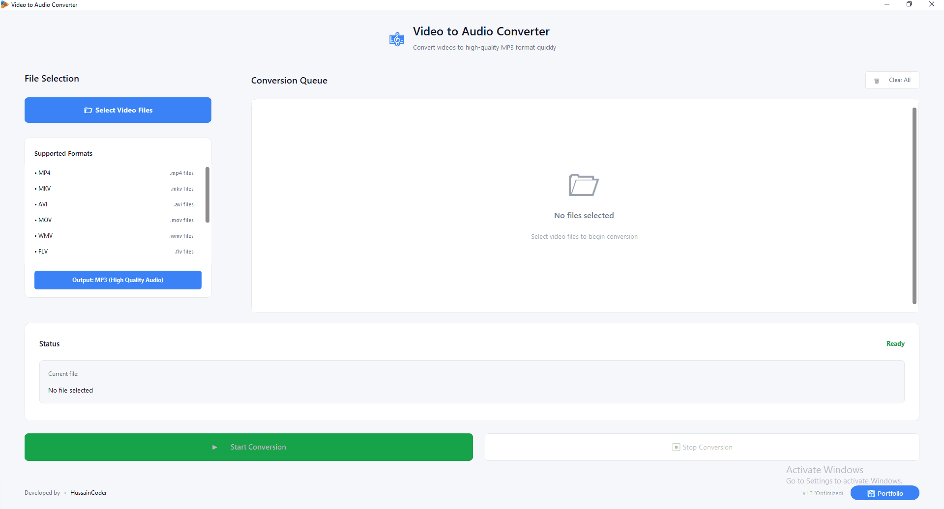Video to Audio Converter